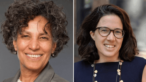 Headshots of Dr. Mary T. Bassett and Dr. Natalia Linos