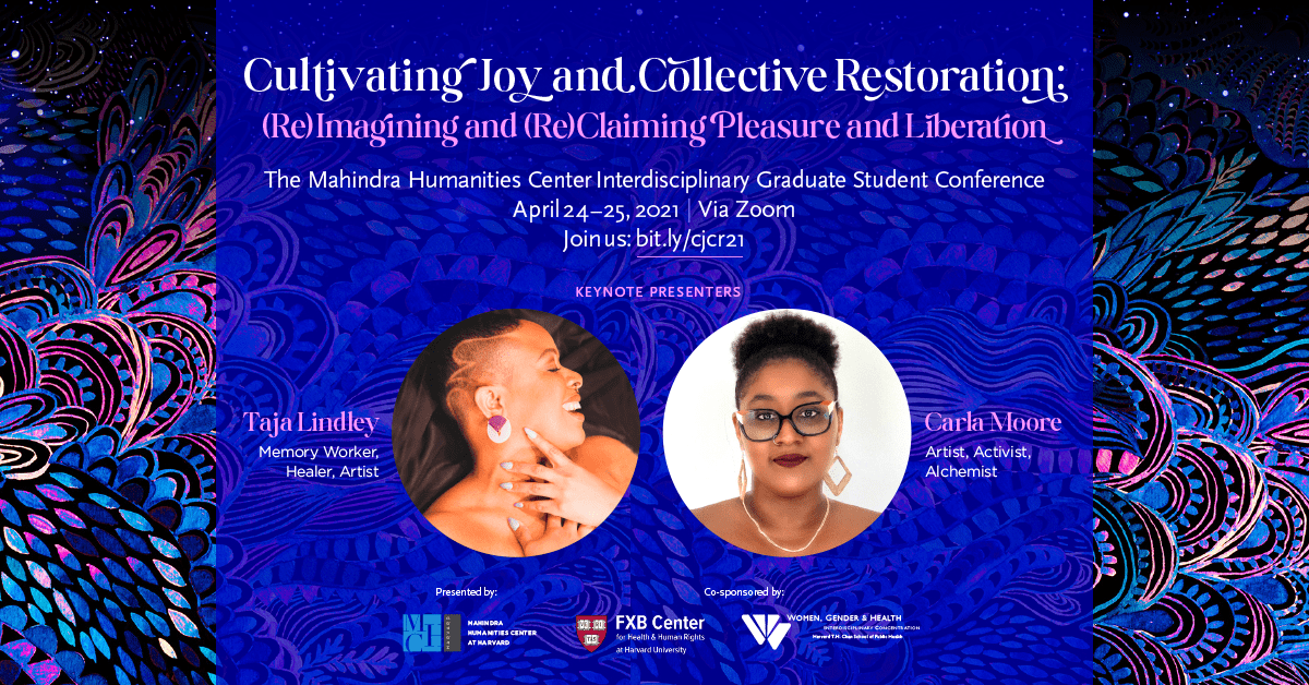 Event flyer with photos of keynote speakers