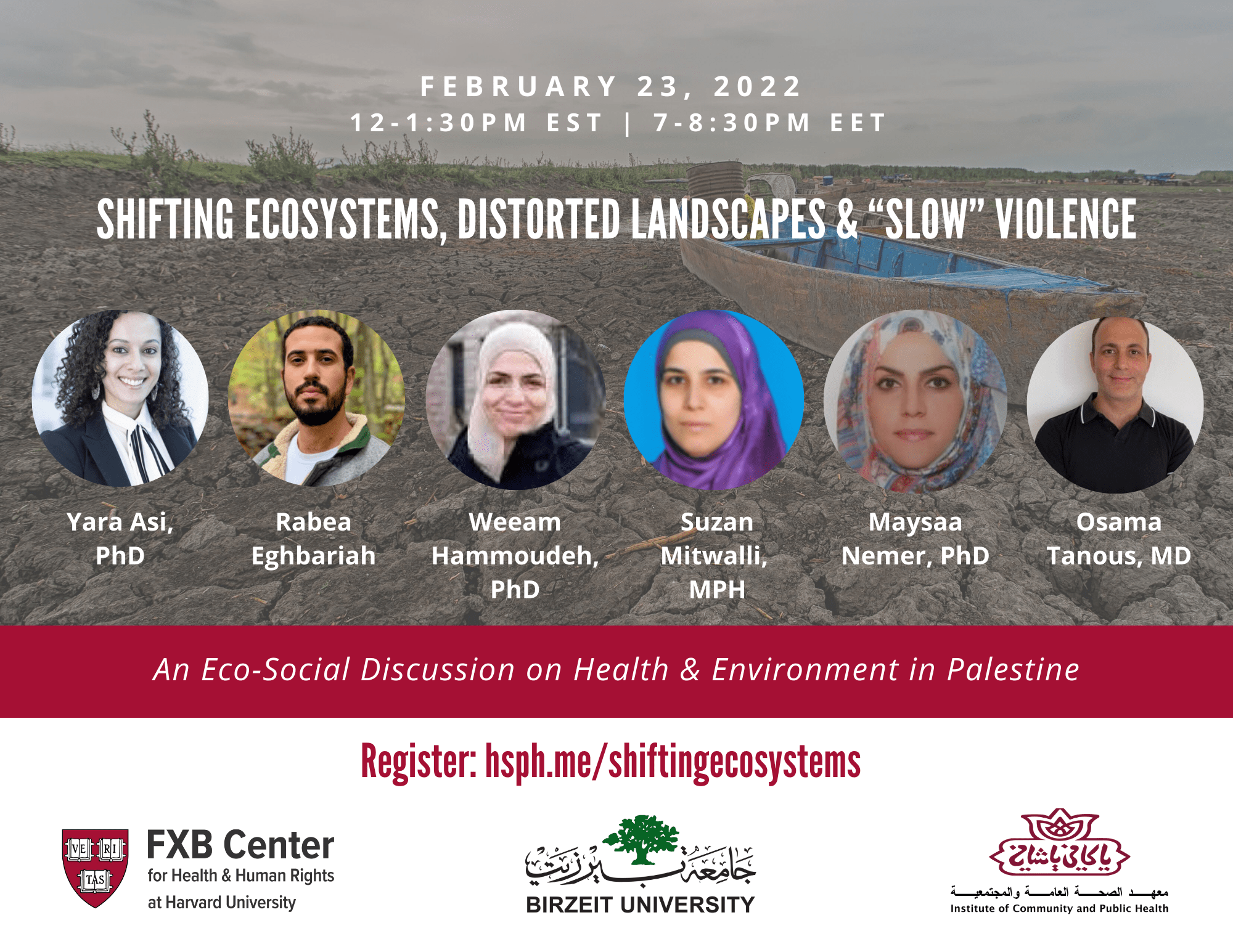 Shifting Ecosystems Event Flyer