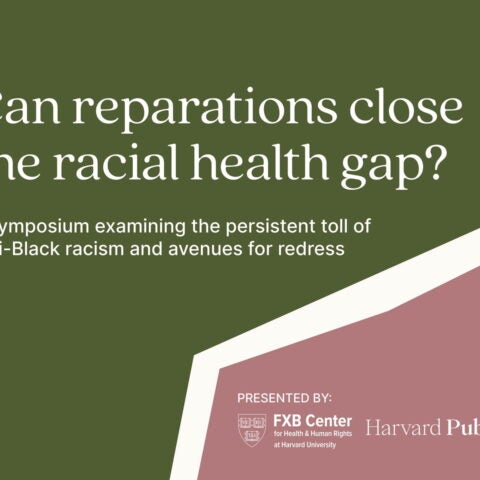 Event Flyer: Can Reparations Close the Racial Health Gap?