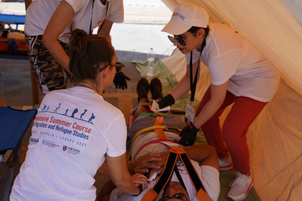 Sea-rescue simulation exercise