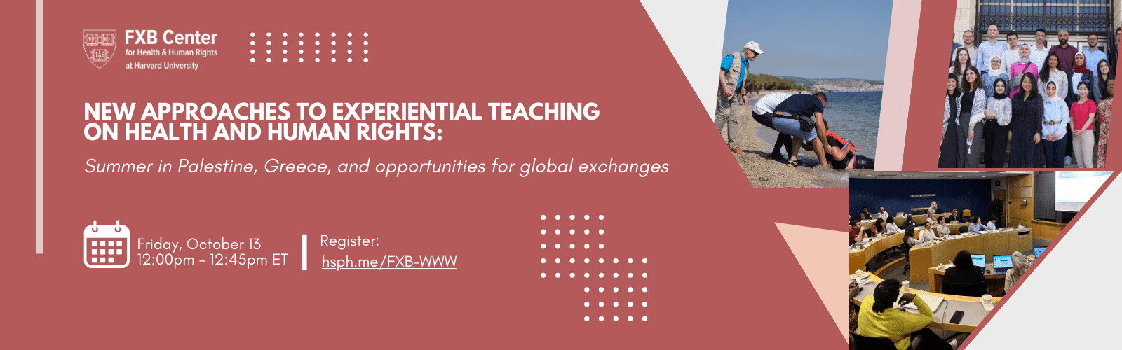 New Approaches to Experiential Teaching on Health and Human Rights