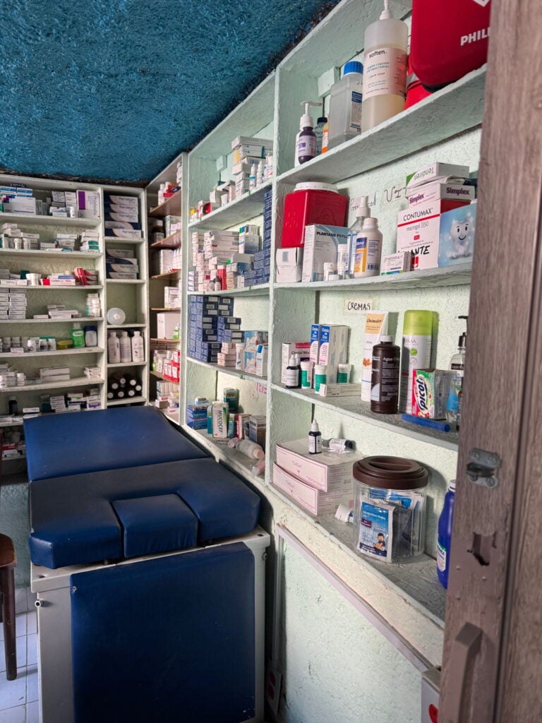Mexico 2025, clinic examination room. Photo courtesy of Jacqueline Bhabha.