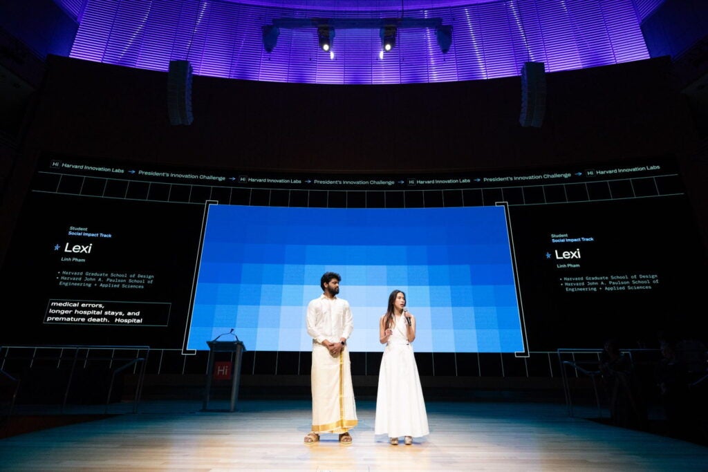 Siddharth UR and Linh Pham, co-founders of Lexi.