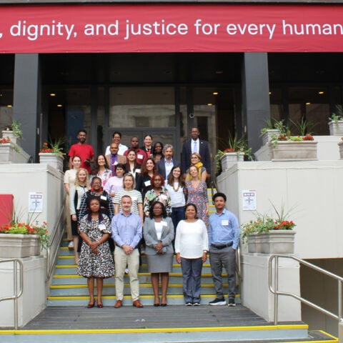 Group photo of FXB's 2025 Landry cohort.