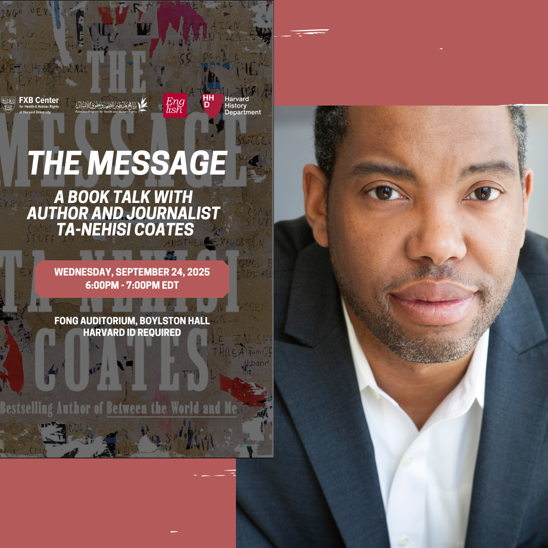 The Message: A book talk with author and journalist Ta-nehisi Coates