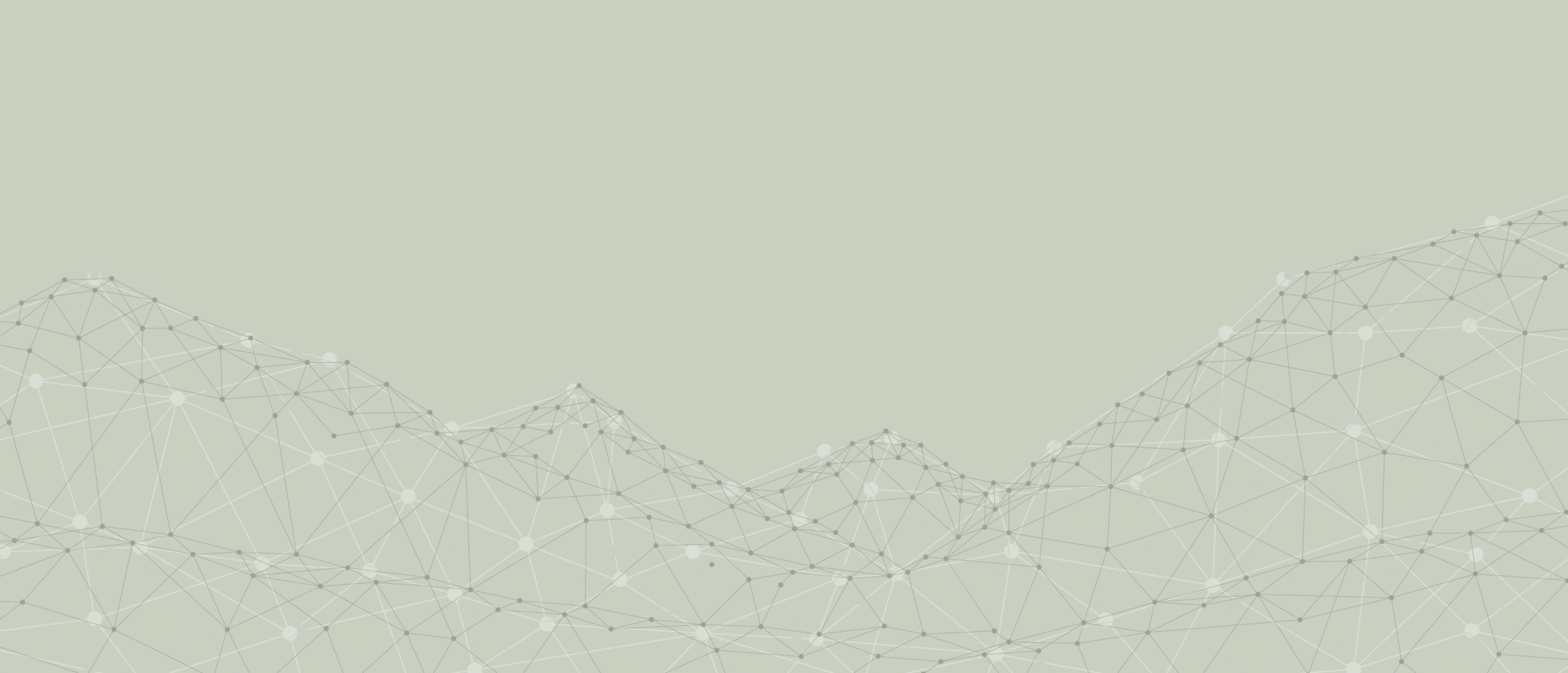 Graphic of connected points against green background