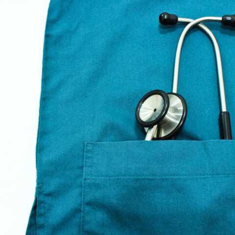Stethoscope in Medical doctor Suit Pocket