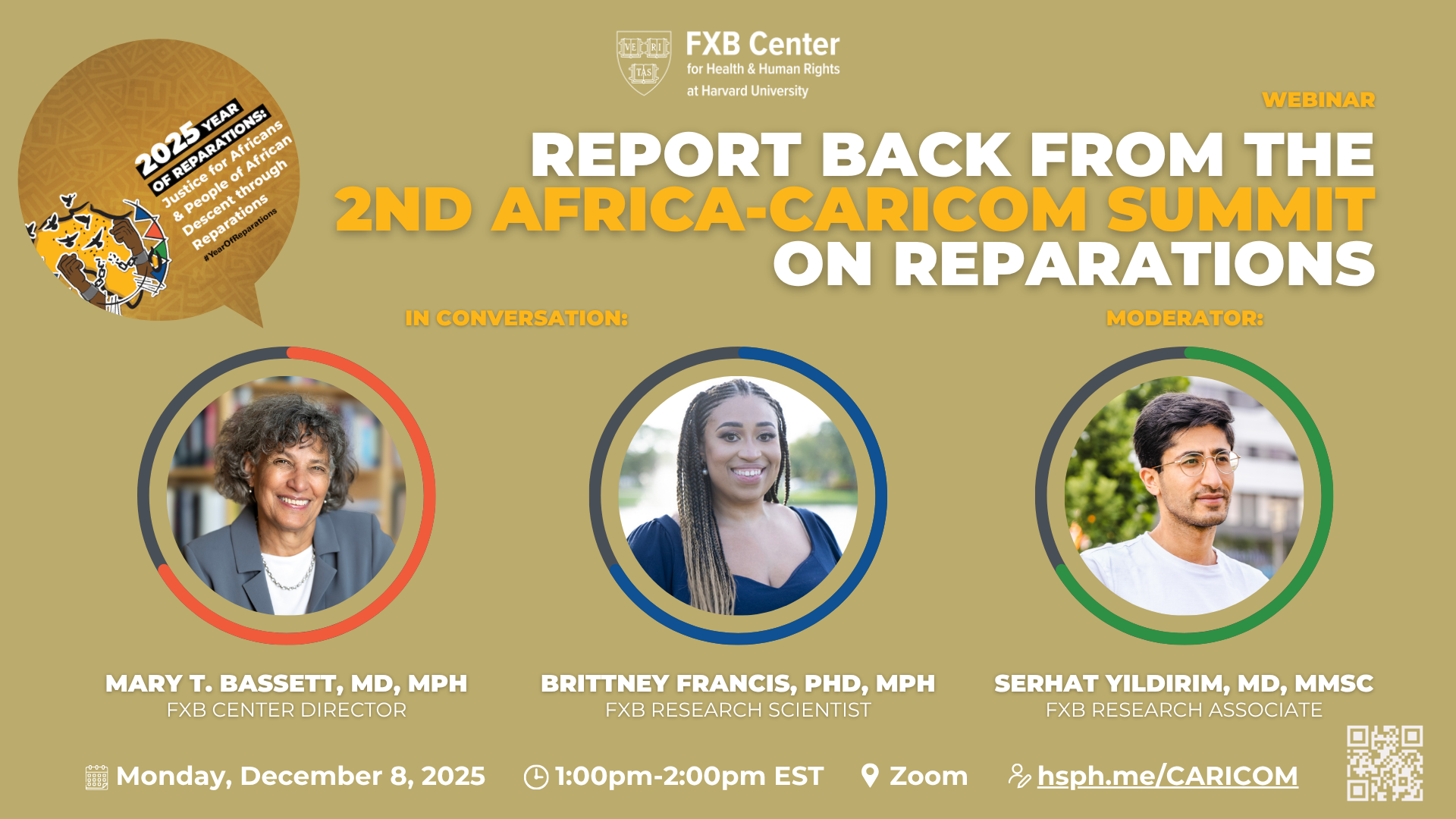 Flier: Report back from the 2ND Africa-CARICOM summit on reparations