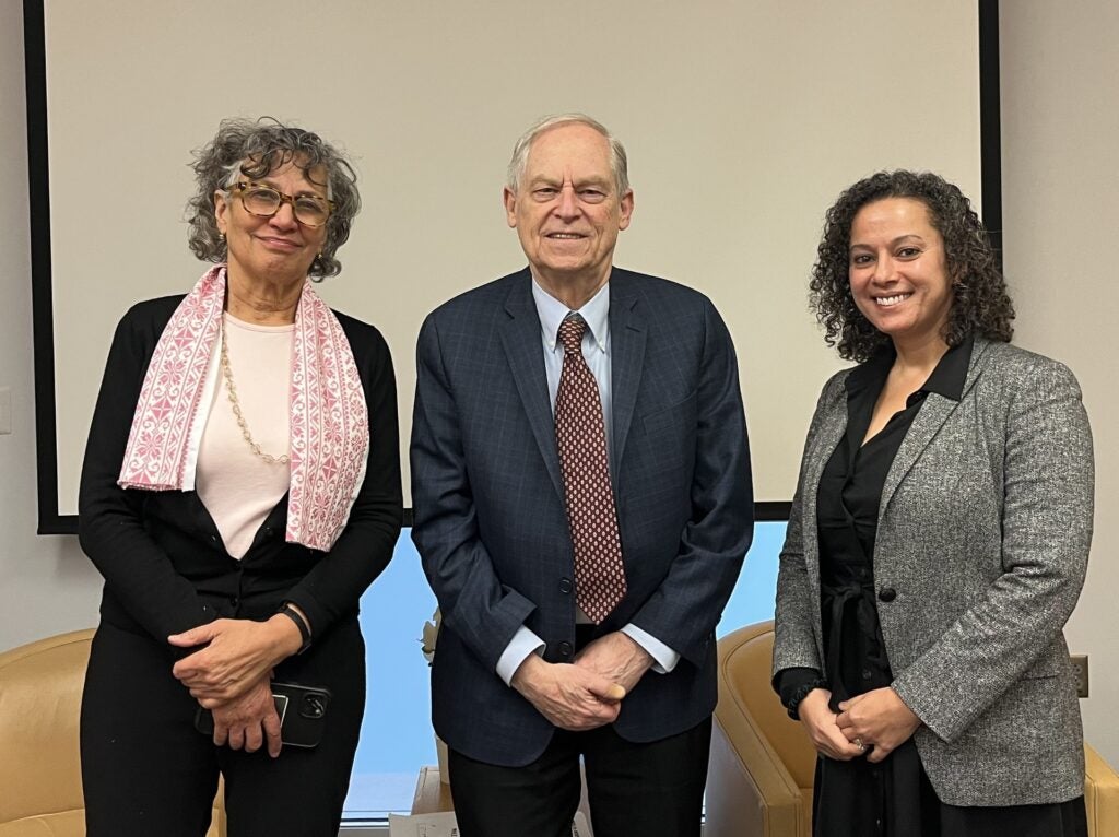Dr Mary Bassett, Dr. Barry Levy, and Dr. Yara Asi