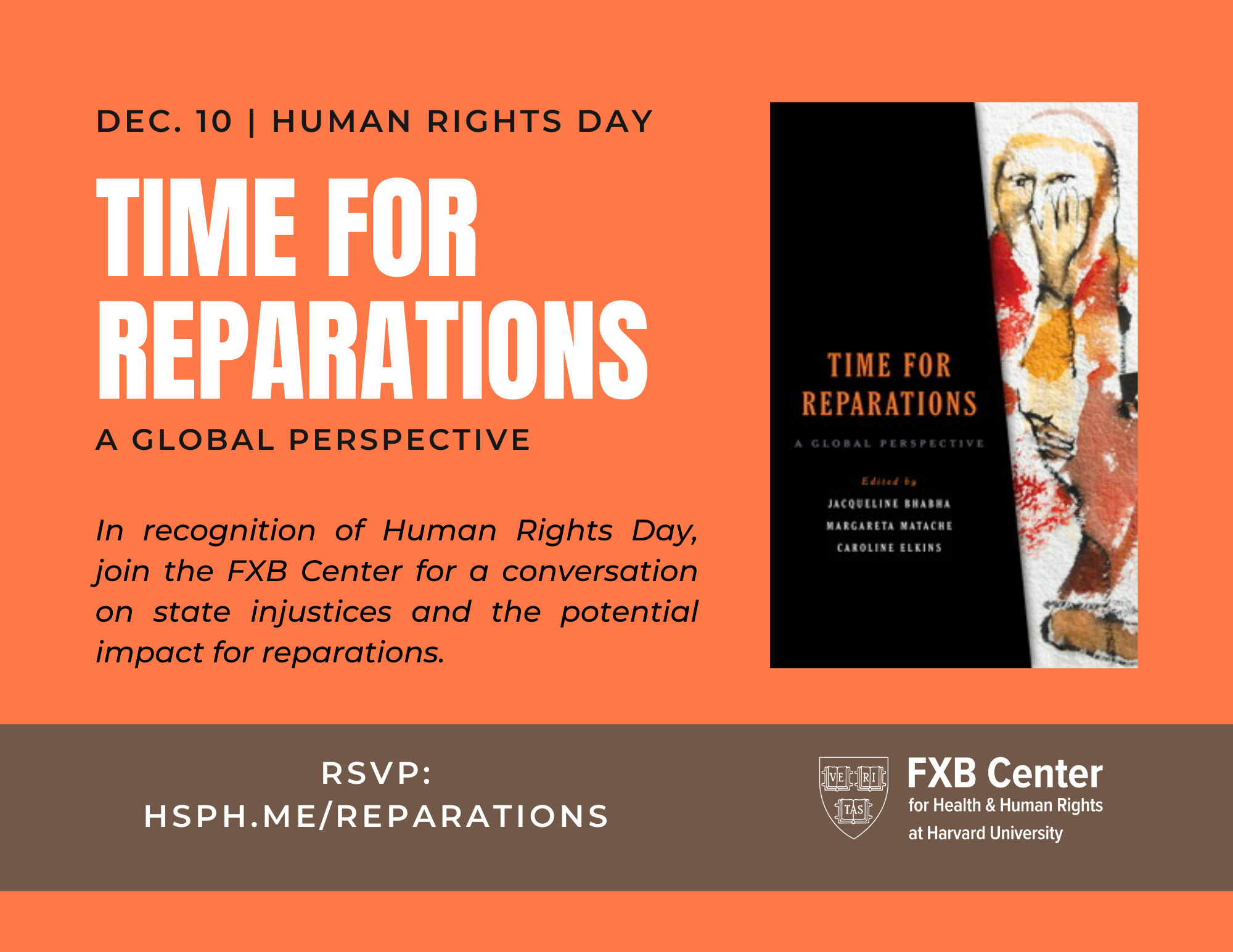 Time for Reparations Event Flyer