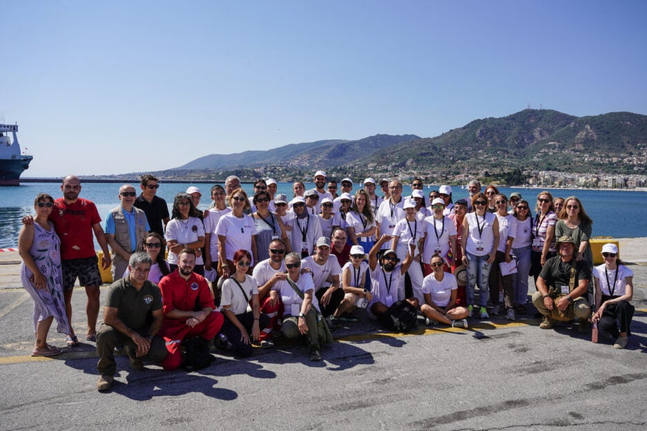 Group photo of the 2022 cohort of summer course on migration and refugee studies in Greece