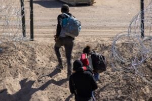 Juarez, Mexico: Migrants, mainly from Venezuela, seek asylum before Title 42 ends at Mexico-US border (May 13, 2023). Seeking safety, hope, and a better future. Photo by David Peinado Romero.